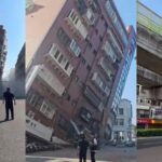 A massive earthquake has caused great devastation in Taiwan