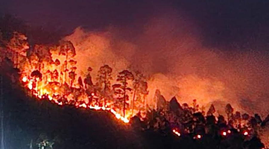 Fire continues to spread in the forests of Uttarakhand