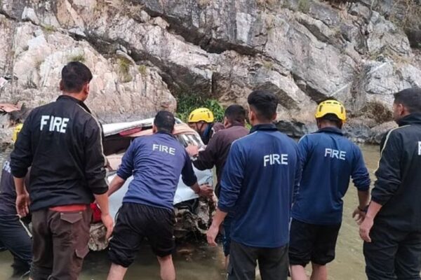 Four people have died after their car fell into a ditch in Bageshwar