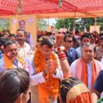 In view of Lok Sabha elections, CM Pushkar Singh Dhami held a public meeting in Danya