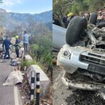 Five people have died in a horrific road accident in Mussoorie