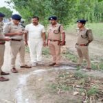 SSP inspecting the incident site after the massacre