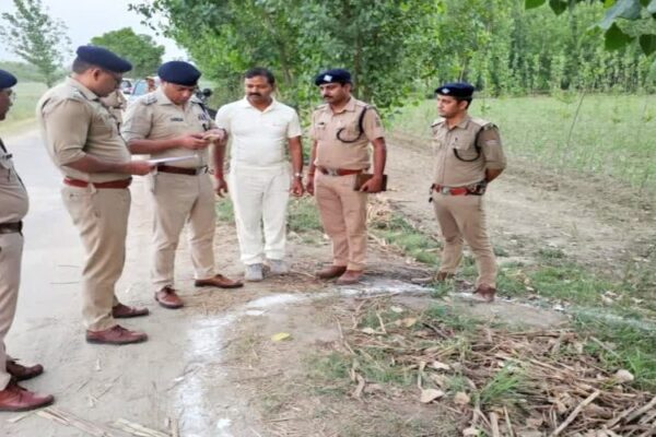 SSP inspecting the incident site after the massacre