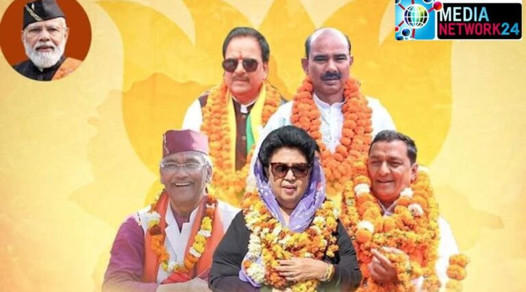 BJP candidates are headed towards victory on all five Lok Sabha seats of Uttarakhand