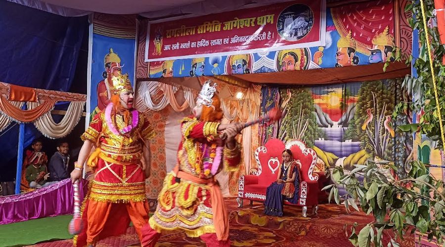 Bali-Sugriva dialogue was the center of attraction in Ramlila of Jageshwar Dham