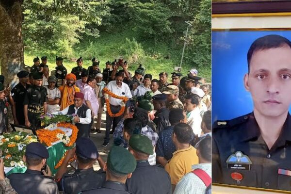 Emotional tribute was paid to martyr Major Harish Melkani