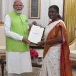 Narendra Modi submitted resignation from the post of PM to the President