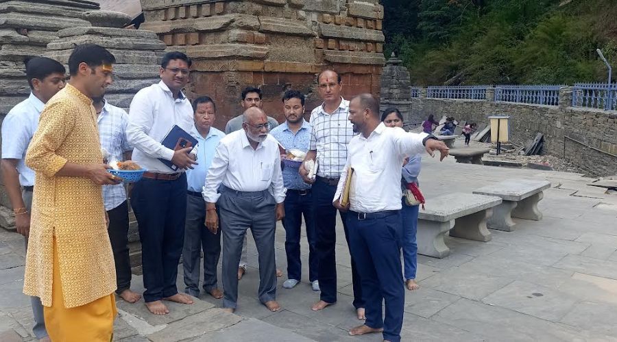 Uttarakhand PWD Chief reaches Jageshwar to inspect master plan works