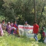 Women have started plantation campaign in Jageshwar area