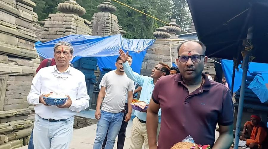 Bridkul's team reached Jageshwar and checked the feasibility of the ropeway project