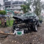 The car was also destroyed in the accident in Rudrapur