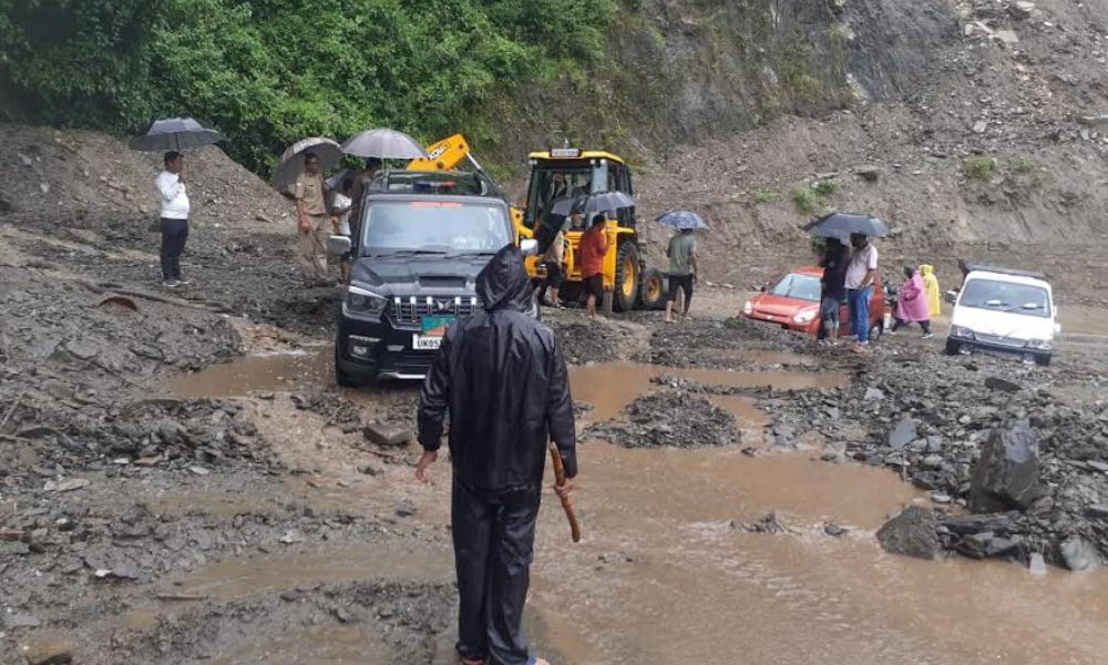 Heavy rain is forecast in Uttarakhand for the next three hours