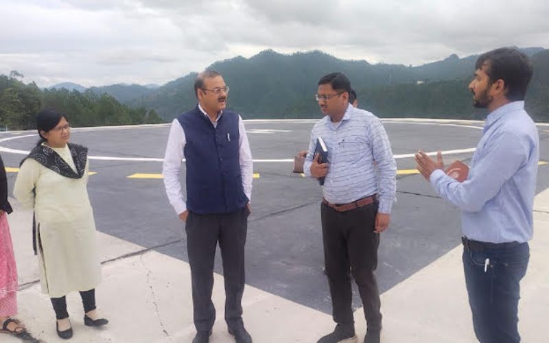 Heli service is about to start from Almora