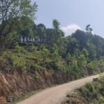 Houses in danger due to landslides:निर्माणाधीन दन्या-आरासलपड़ सड़क पर सुरक्षा दीवार निर्माण नहीं होने से सलपड़ के कपुटांग तोक में भीषण भूस्खलन हो रहा है। इससे लोगों में दहशत का माहौल है। बारिश के वक्त लोग घरों से बाहर निकलने को विवश हो रहे हैं। लोगों ने सड़क सुरक्षा दीवार निर्माण की मांग उठाई है।