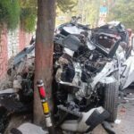 Six people have died in a collision between a car and a truck in Dehradun