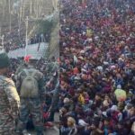 Youth gathered for Territorial Army recruitment