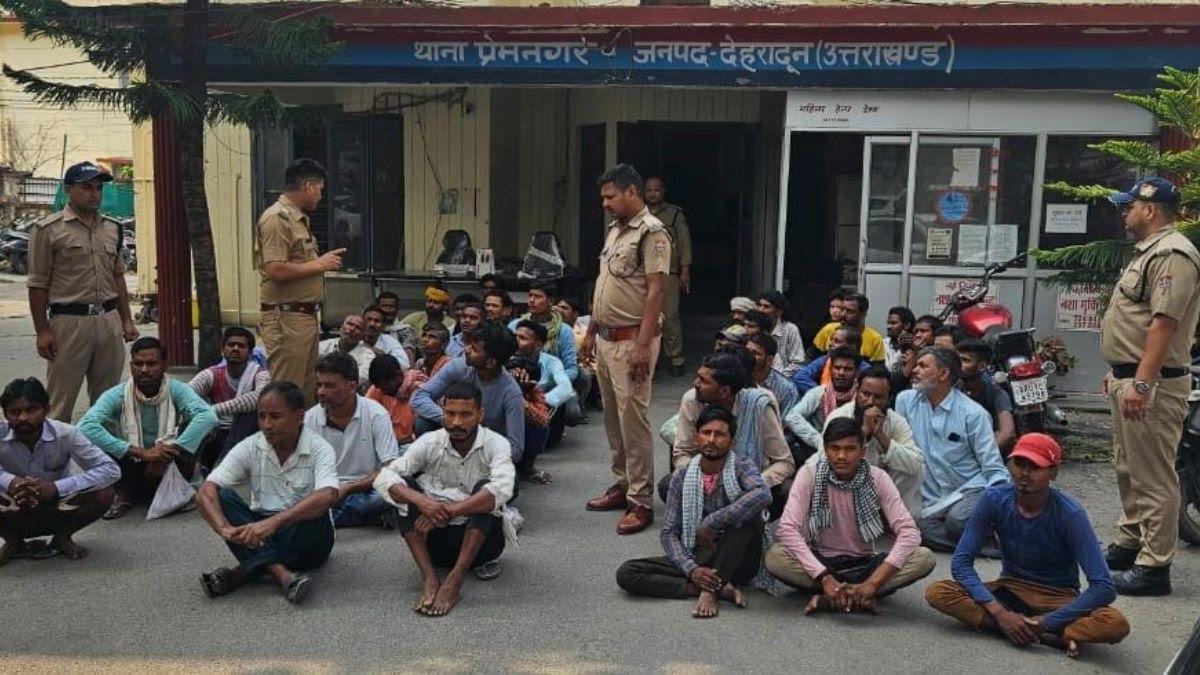 In Dehradun, police have arrested 75 suspects on the basis of suspicion