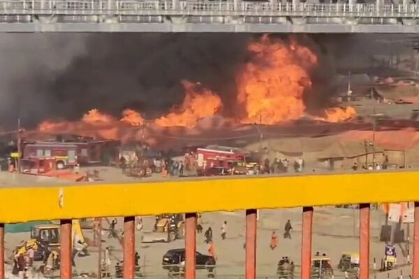 Major fire incident in Prayagraj Mahakumbh Mela