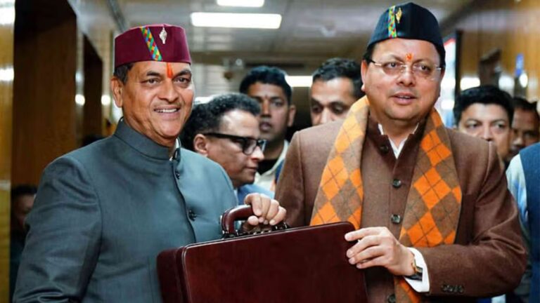 Uttarakhand government presented the budget in the House today