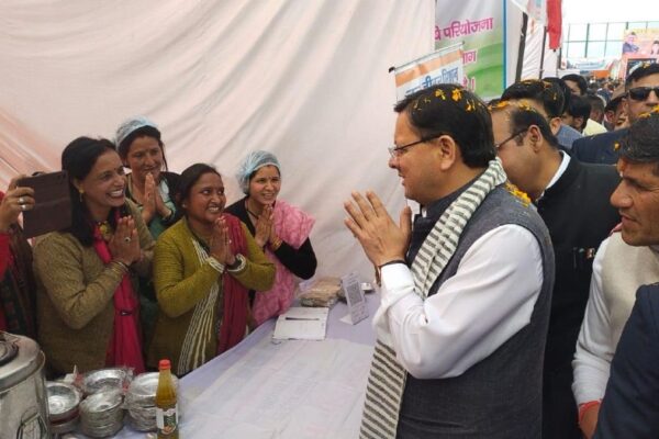 CM Pushkar Singh Dhami participated in the program held in Almora today on the completion of three years of Uttarakhand government