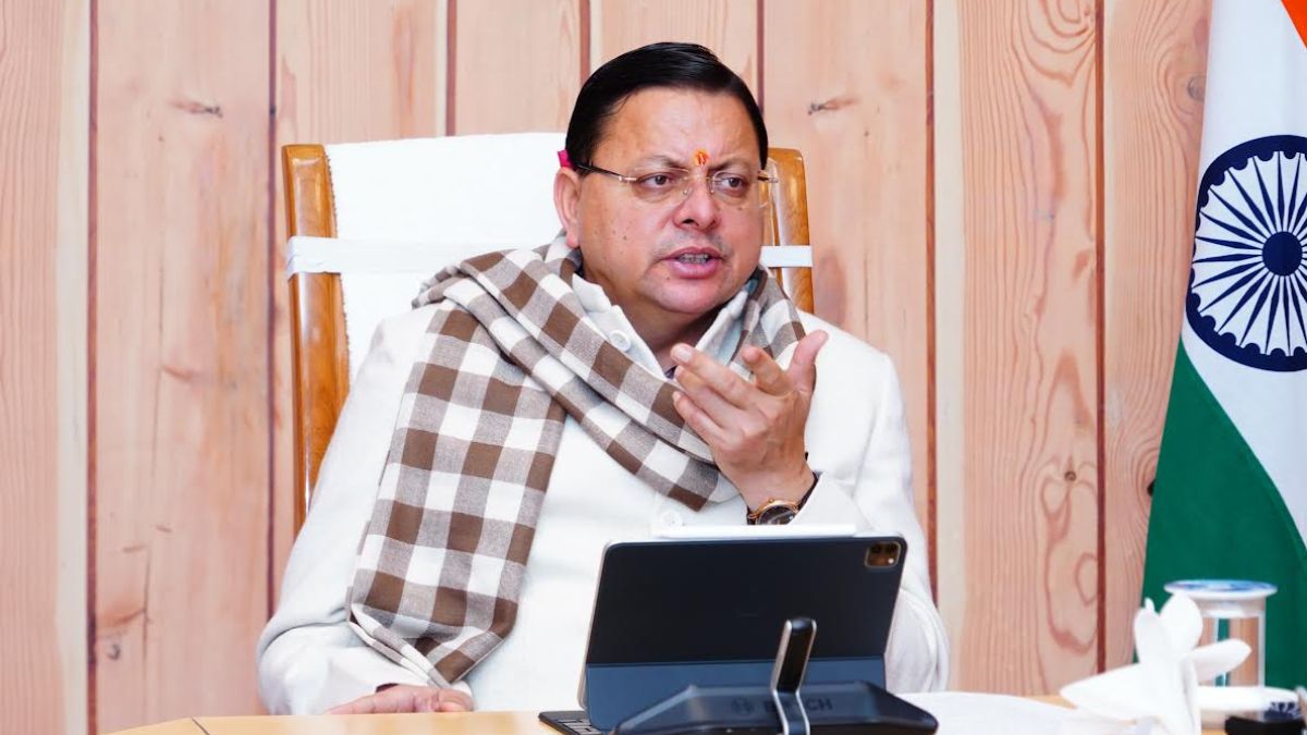 There has been a lapse in the security of Uttarakhand CM Pushkar Singh Dhami