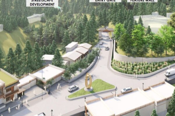 Under the master plan of Jageshwar Dham, tendering has started for the construction of a magnificent junction and feature wall at Artola