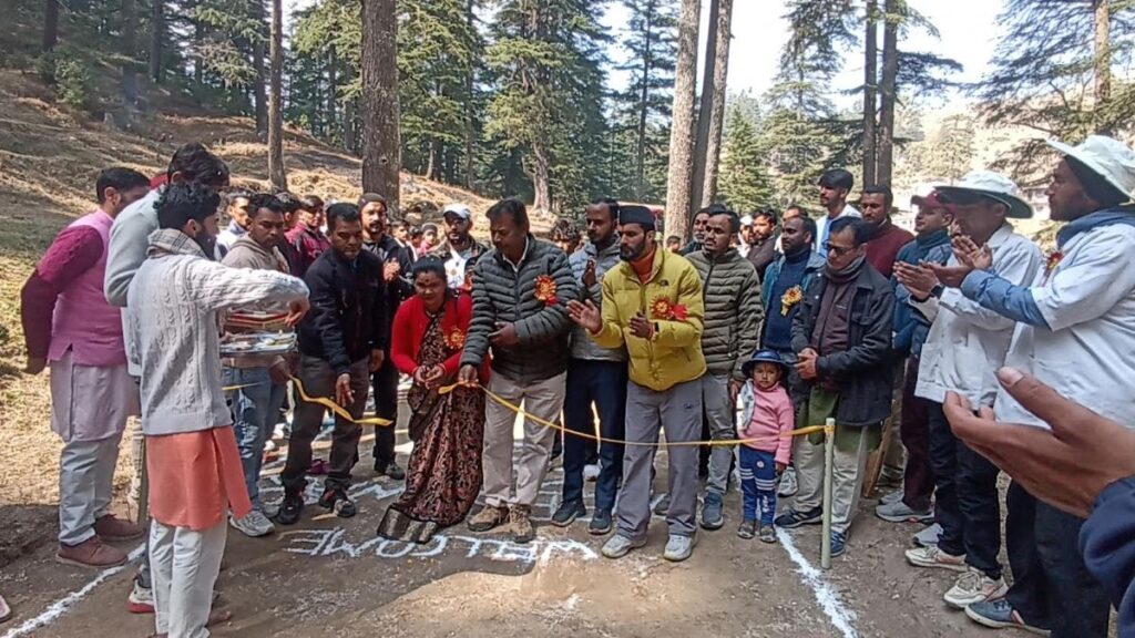 Cricket competition has started in Jageshwar Dham.