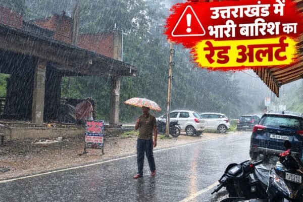 A Red Alert for heavy rain has been issued for Uttarakhand for tomorrow