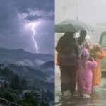 A yellow alert has been issued for heavy rain and lightning in Uttarakhand over the next seven days